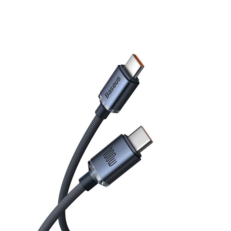 Baseus Crystal Shine Series Fast Charging Data Cable Type-C to Type-C 100W