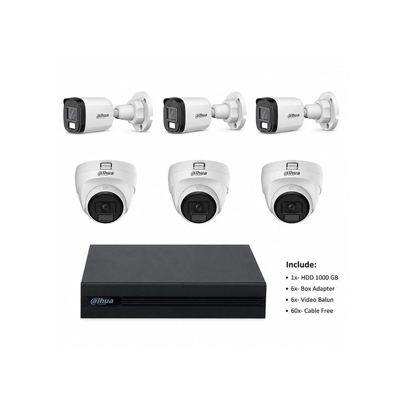 Dahua 6 Unit Security Package