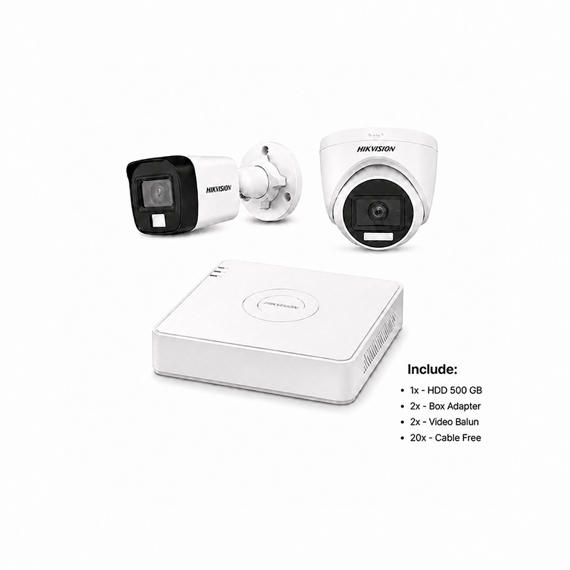 Hikvision 2 Unit Security Package