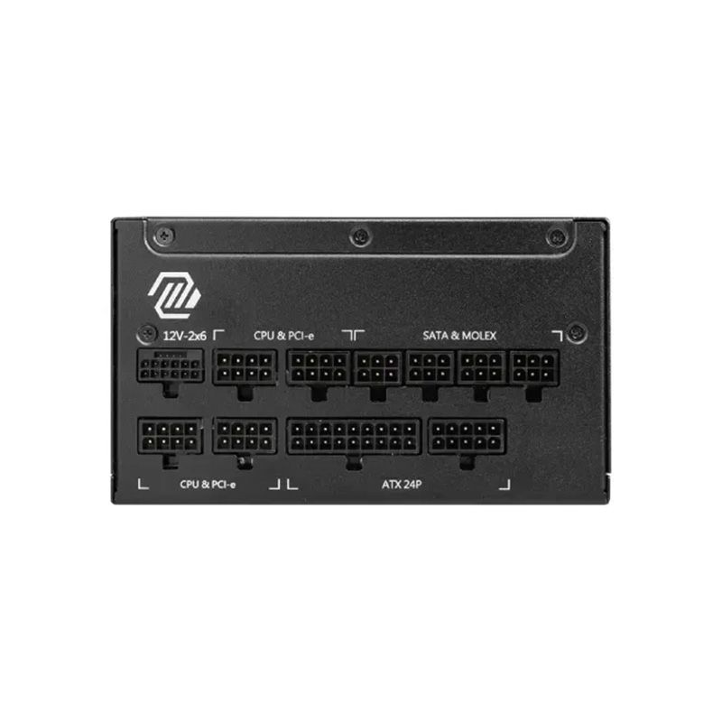 MSI MAG A1000GL PCIE5 1000W 80 Plus Gold Full Modular Power Supply