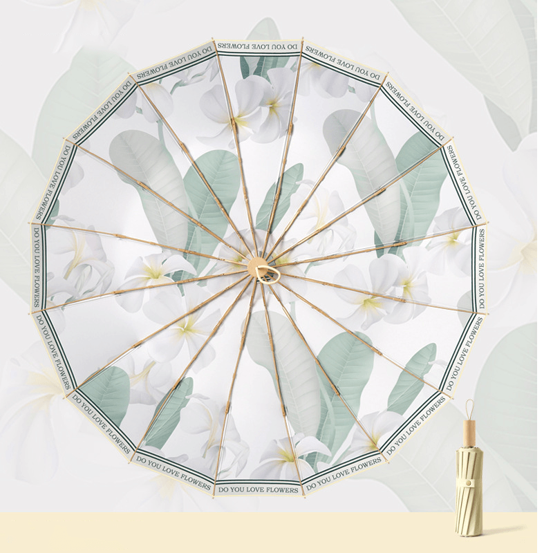 Green Fields & Warbling Orioles Series Manual Umbrella