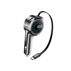 BYZ YL-837 Retractable USB-C Car Charger