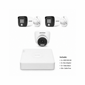 Hikvision 3 Unit Security Package