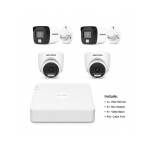 Hikvision 4 Unit Security Package