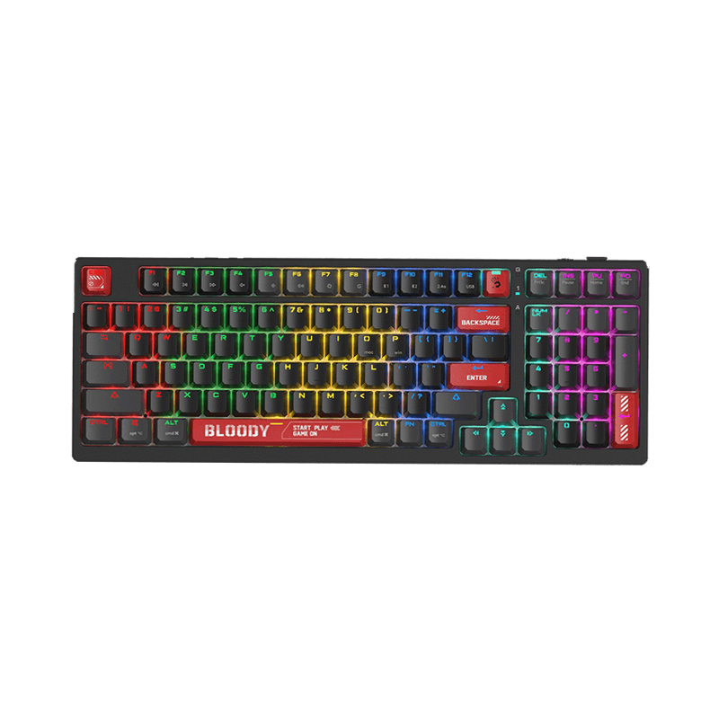 A4TECH Bloody WS98 Tri Mode Wireless RGB Mechanical Keyboard