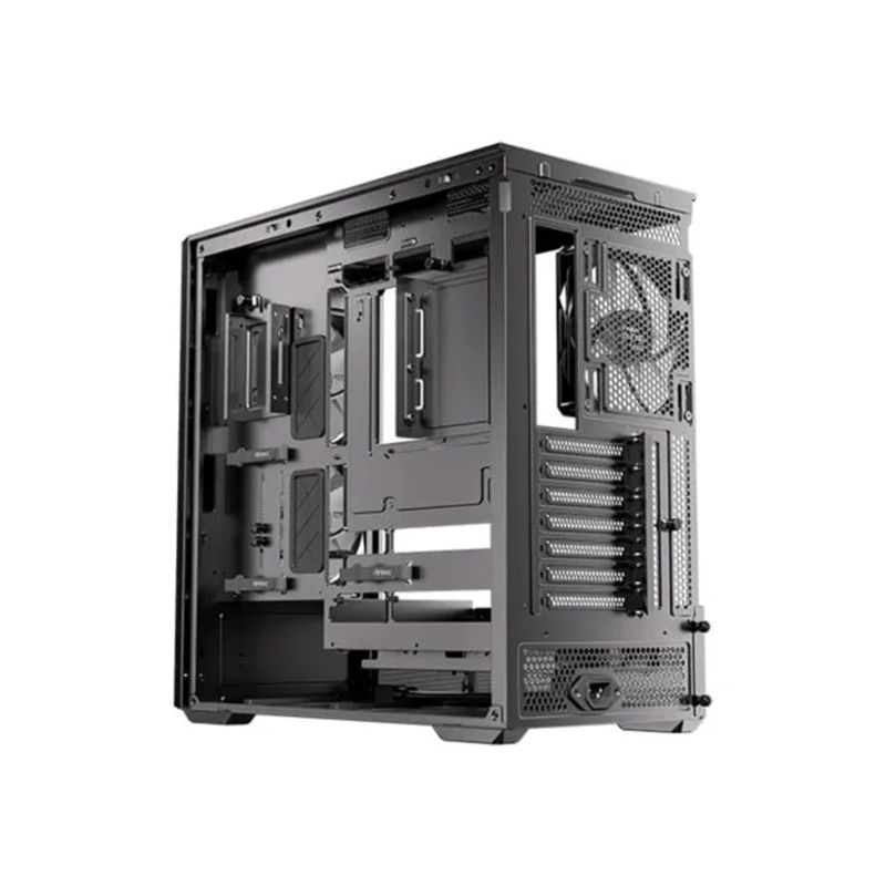 Antec Flux Rear Wood Black ATX Mid Tower Casing