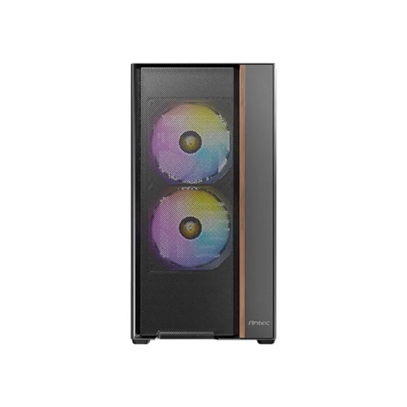 Antec Flux Rear Wood Black ATX Mid Tower Casing