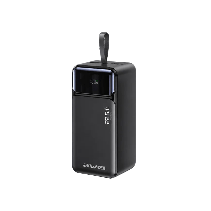 Awei PA-106 22.5W Multi-Interface Charging Digital Powerbank - 50000mAH