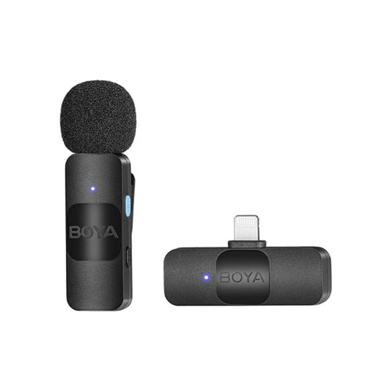 BOYA BY-V1 Ultracompact Wireless Lavalier Microphone for iOS