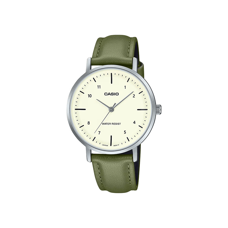 Casio Standard LTP-VT03L-3B Leather Strap Women's Watch