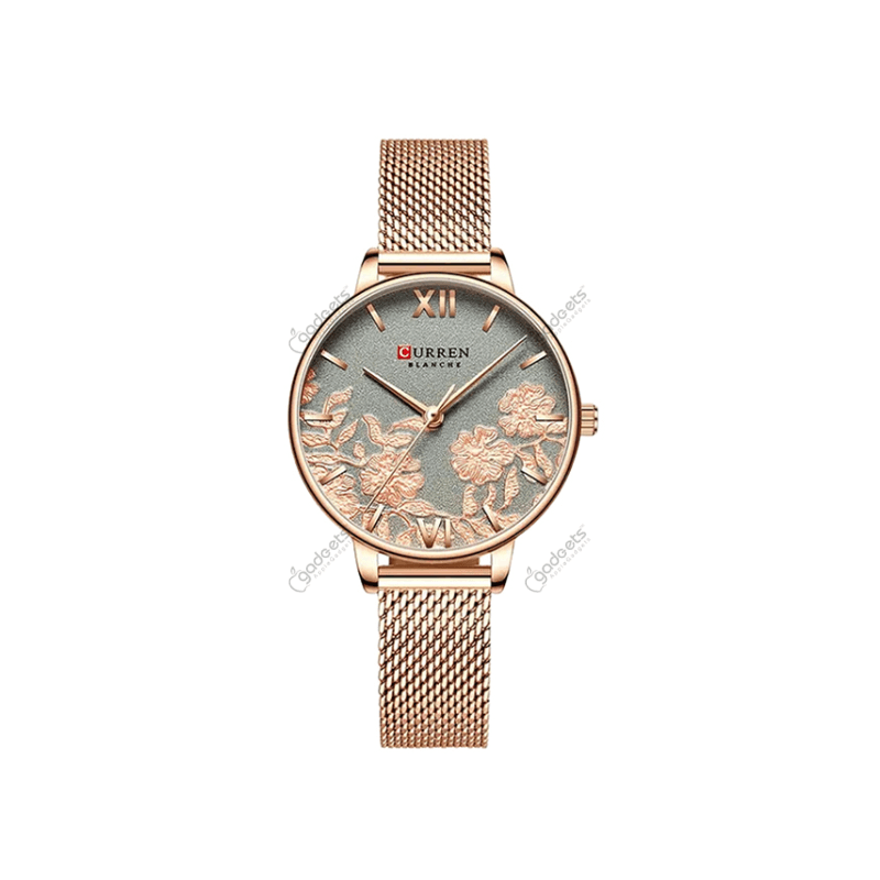 Curren 9065 Small Dial Pattern Women’s Watch