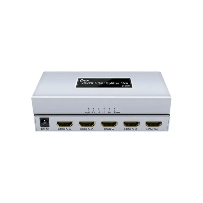 DTECH DT-7144A 4K 1x4 HDMI Splitter