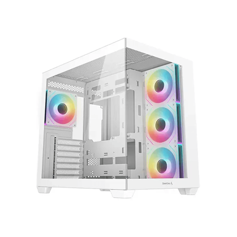 Deepcool CG530 4F WH Mid Tower ATX Gaming Casing