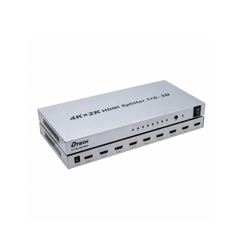 Dtech DT-7148 4K 8 Port HDMI Splitter