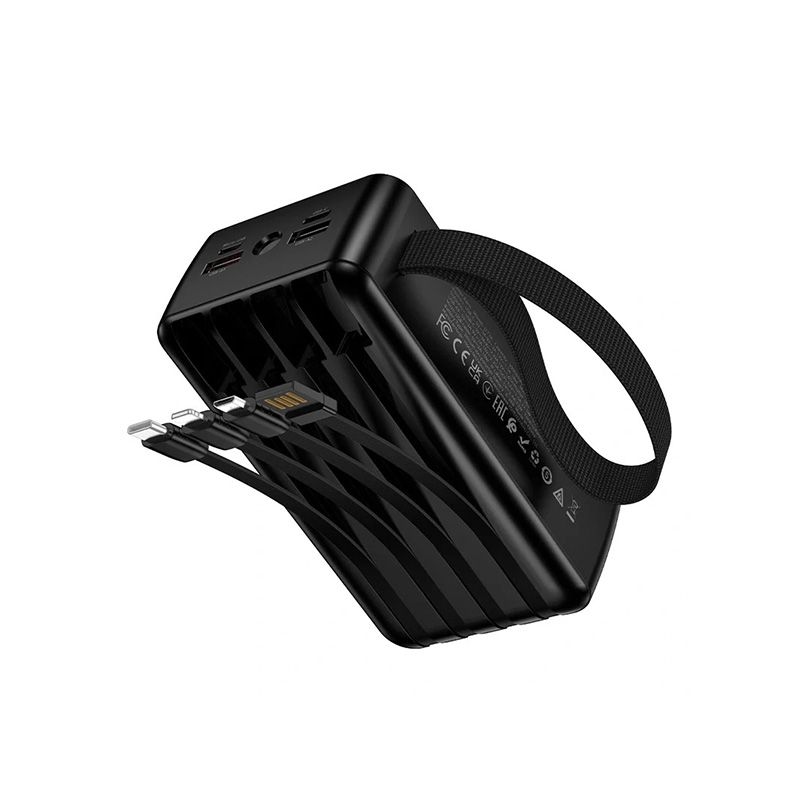 Hoco J173A 22.5W Power Bank with Four Cables - 30000mAh