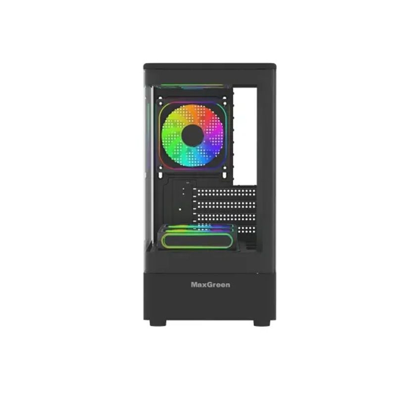 MaxGreen Curve Arylic 312 Mid Tower mATX Gaming Casing