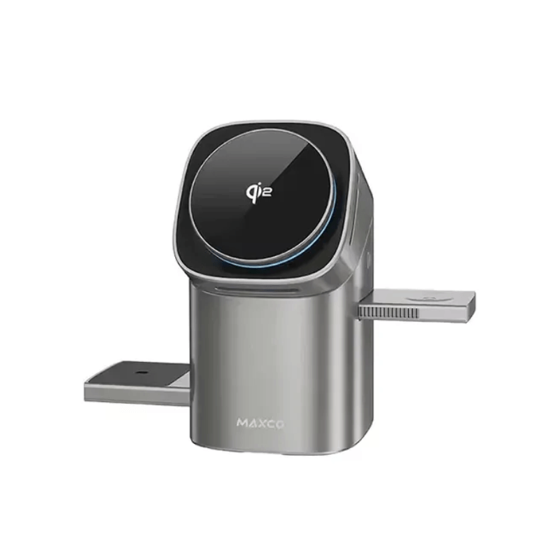 Maxco MW15 Geometry Qi2 3 in 1 Magsafe Wireless Charger - 15W
