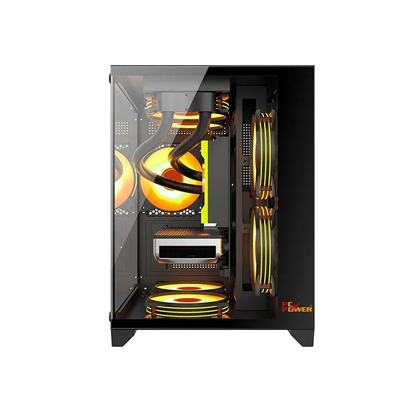 PC Power Ocean View m-ATX 3 ARGB Mid Tower Gaming Casing