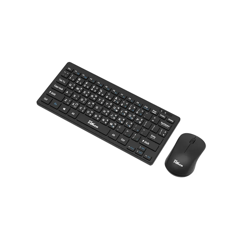 PC Power PCK-226 + PCM-936 Wireless Keyboard & Mouse Combo with Bangla