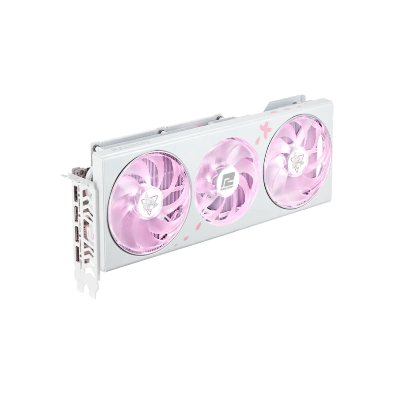 PowerColor Hellhound Sakura AMD Radeon RX 7800 XT 16GB GDDR6 Graphics Card - Limited Edition