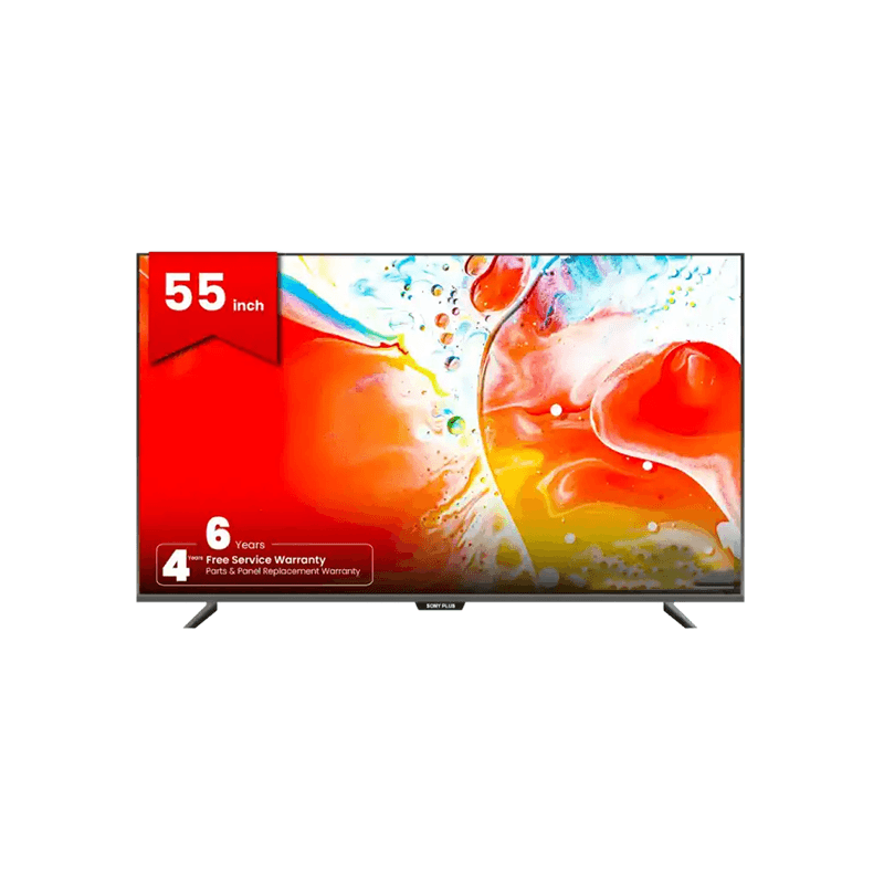 Sony Plus SP55SFVG4Y 55 Inch Frameless Voice Control 4K QLED Google TV