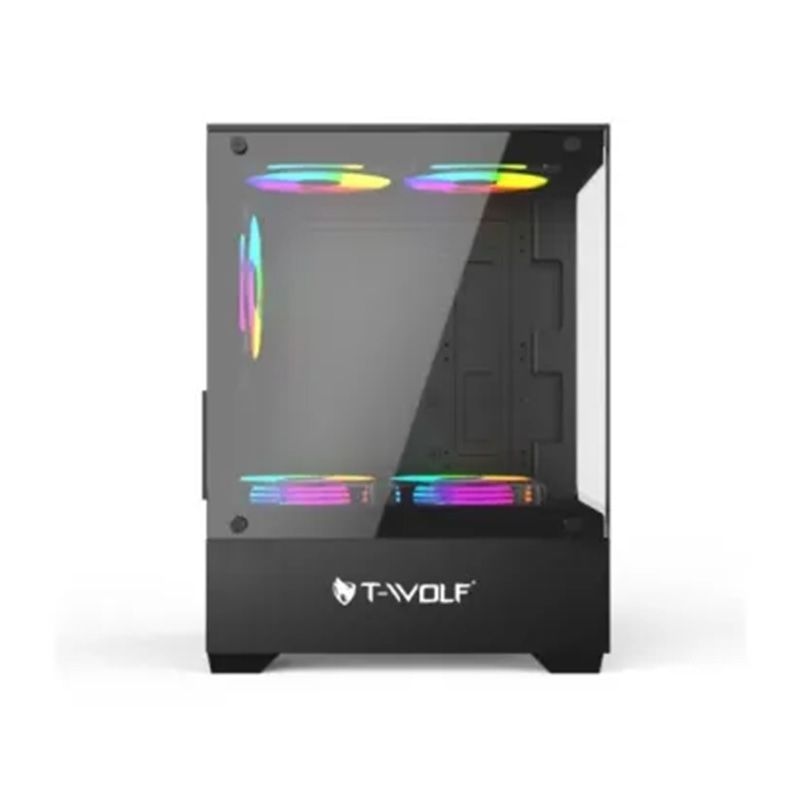 T-Wolf Ice Cooler X5 ARGB M-ATX Mid Tower Casing