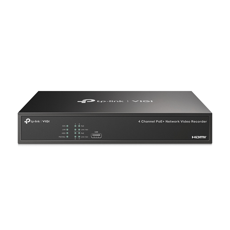 TP-Link VIGI NVR1004H-4P 4 Channel PoE+ 4K NVR