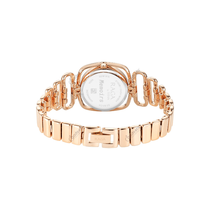 Titan Raga Memoirs Pinwheel NT95256WM01 Quartz Analog Metal Strap Women’s Watch