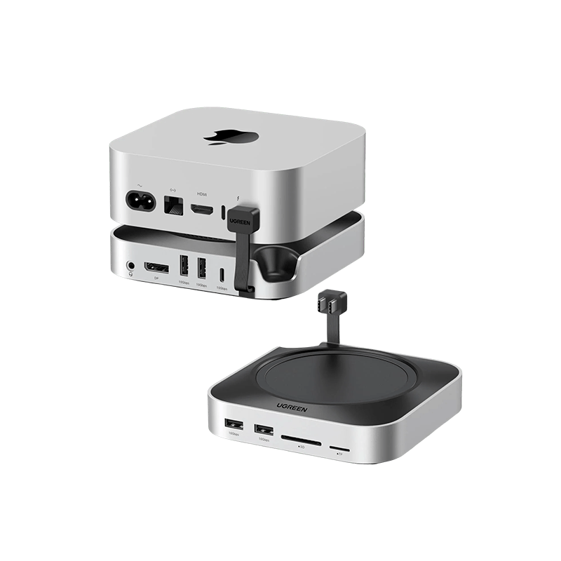 Ugreen 10 in 1 Mac Mini M4/M4 Pro Docking Station with Stand DP Hub