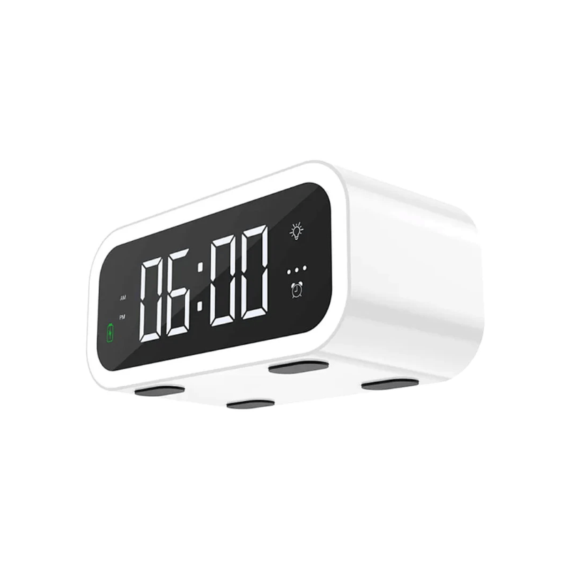 WiWU Wi-W015 Digital Clock with Wireless Charger and Light - 15W