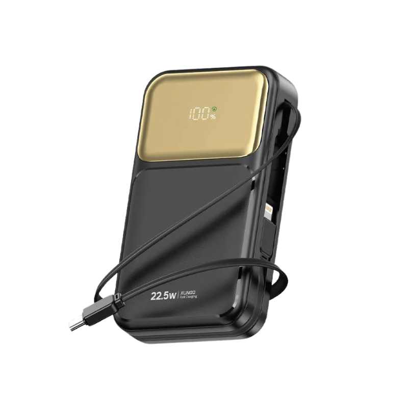 Xundd XDPB-004 22.5W Built-in Retractable Cable Power Bank