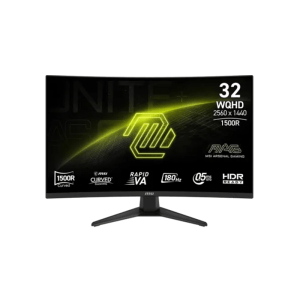 MSI MAG 321CQF E18 180Hz 32-Inch WQHD VA Curved Gaming Monitor