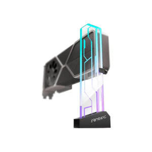 Antec AT-GPUH-ARGB-TG-BK Tempered Glass ARGB GPU Holder