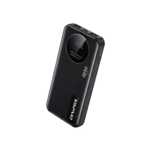 Awei PA-165 22.5W Smart LED Display Fast Charging Powerbank - 10000mAH