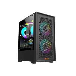 Pc Power Dark Flow Mesh X2 M-ATX Mid Tower Gaming Casing