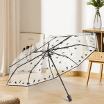 ChromaClarity 23-inch Color-Block Automatic Tri-Fold Umbrella