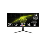 MSI Mag 342CQR E2 34-inch 180hz UWQHD Curved Gaming Monitor
