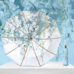 Premium Printed UV Protection Automatic Folding Umbrella