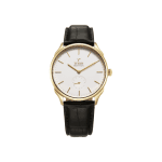 Titan 40 years Slim Mechanical 5609GL01 18 KT Gold Case With Leather Strap Women’s Watch