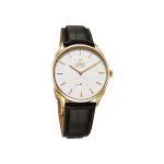 Titan 40 years Slim Mechanical 5609GL01 18 KT Gold Case With Leather Strap Women’s Watch