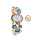 Titan Raga Moments Of Joy NT95126WM01F Quartz Analog Rose Gold Metal Strap Women’s Watch