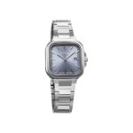 Titan Slim Square 95291SM01 Quartz Analog Silver Color Stainless Steel Strap Women’s Watch