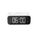WiWU Wi-W015 Digital Clock with Wireless Charger and Light - 15W