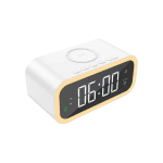 WiWU Wi-W015 Digital Clock with Wireless Charger and Light - 15W